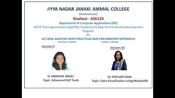 Day 5   AICTE ATAL Online   6 Days FDP   2025 26   IoT DATA ANALYSIS WITH PRACTICAL AND EXPLORATORY