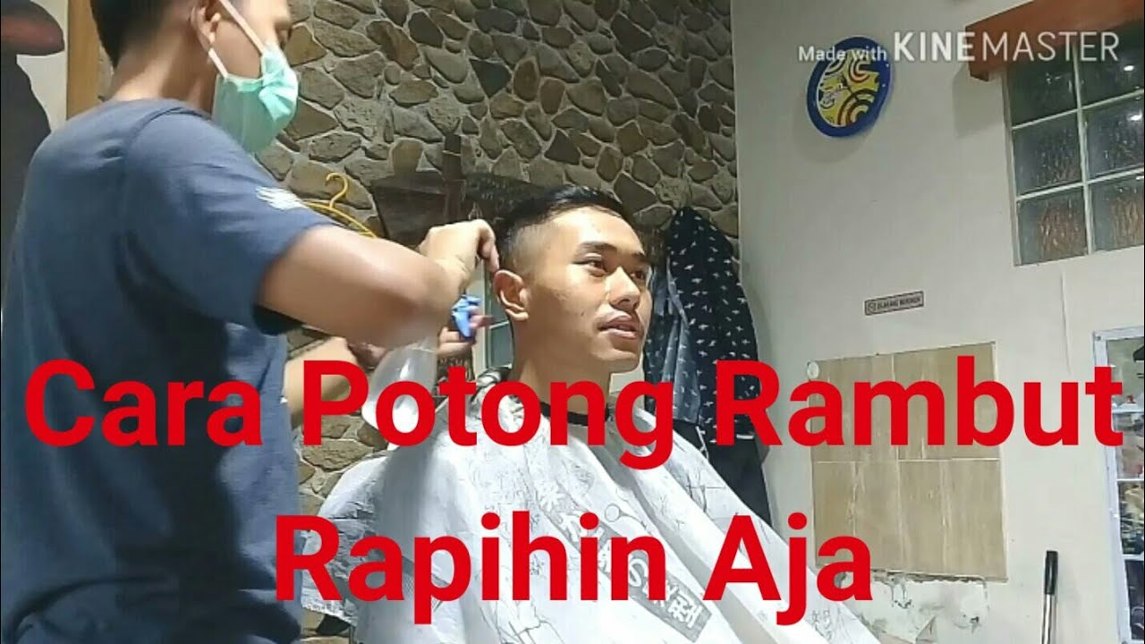Cara Potong  Rambut  Pria Rapi  Old School Hair Cut  YouTube