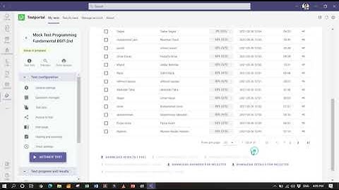 Part 2: Creating/Conducting Quiz, Exams using TESTPORTAL in MS Teams