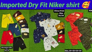 imported Dry fit kids Nicker shirt wholesale | manufacturer | Wholesaler in Faisalabad |