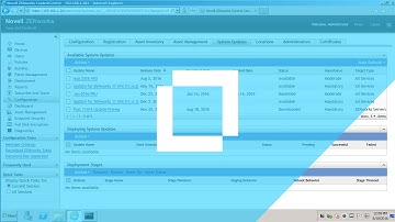 Micro Focus ZENworks Highlights – System Updates