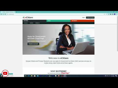 How to open an eCitizen account in Kenya