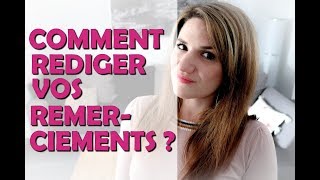 Comment faire un bon remerciement ?