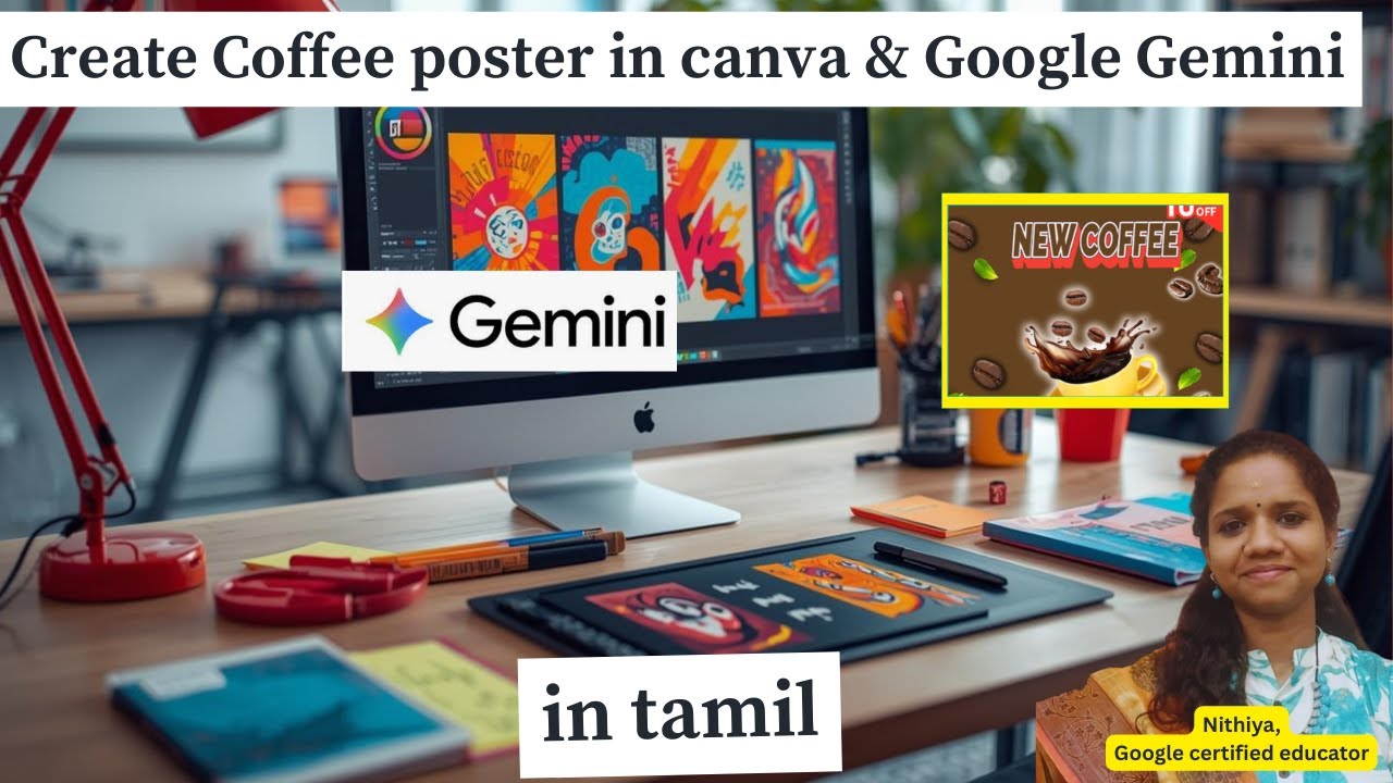“கனவுகளை Design-ஆக மாற்றுங்கள்!” ☕ Canva Coffee Poster Design + Google Gemini Prompt