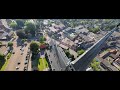 Flight on FPV near the church in Venray