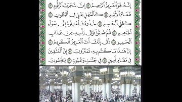 سورة الدخان قراءة الشيخ خالد المهنا امام وخطيب الحرن النبوي بالمدينة المنورة