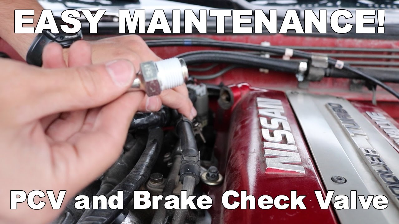 Cheap and Easy Maintenance on the 240SX! PCV Valve YouTube