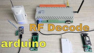 KC868 smart home automation relay controller use by 433MHz RF module