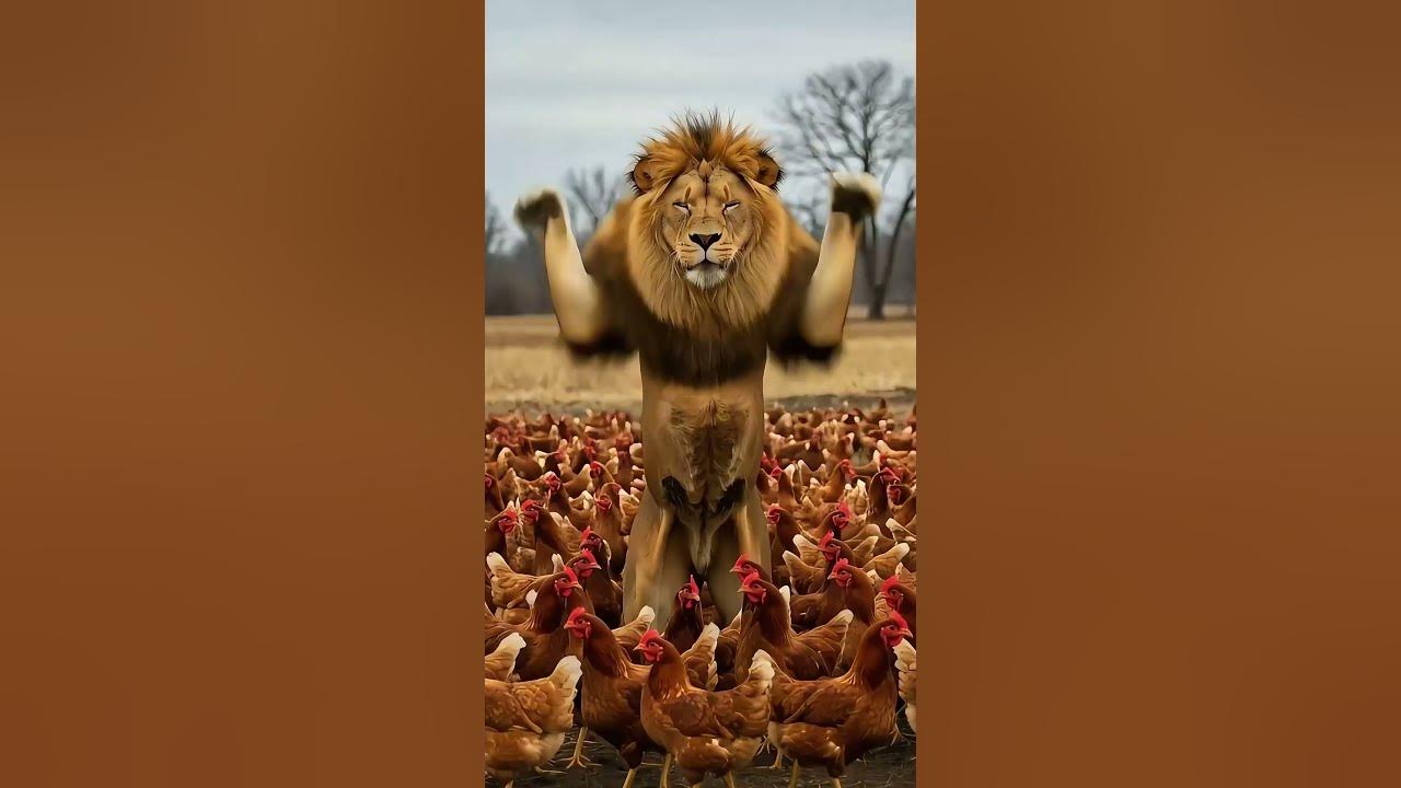 Chicken wing song Chicken Wing Arab Zaffe  #chicken #banana  #lion