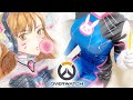 Drawing OverWatch D.va ( オーバーウォッチ ディーバ 描いてみた お絵描き メイキング )