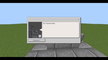 How to make a gui for servers Minecraft. (Bedrock)