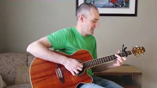 Video thumbnail of "Christ the Lord is Risen Today - Fingerstyle Guitar - Josh Snodgrass"