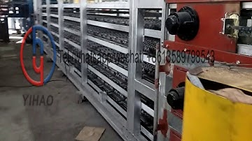 The high quality egg tray machine with the multilayer drying line