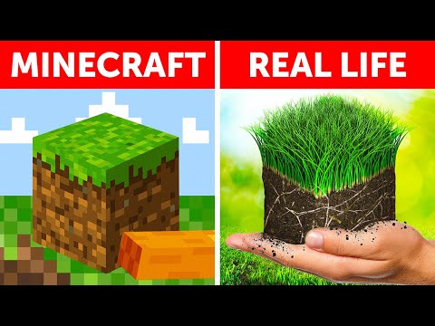 What if Minecraft was real life? - 3D Animation