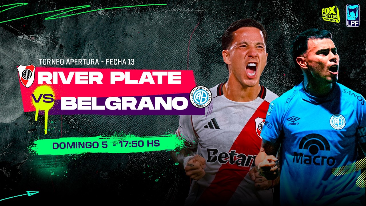 EN VIVO 🔴 RIVER VS BELGRANO || TORNEO APERTURA 2026 - YouTube