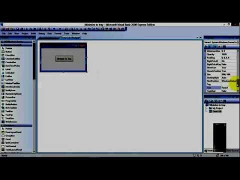 How to make your program minimize to tray in visual basic 8