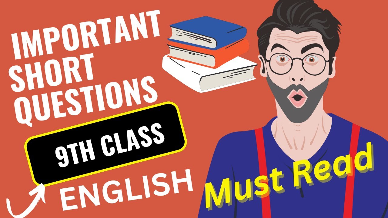 Important Short Questions 9th #english #study #learning # ...