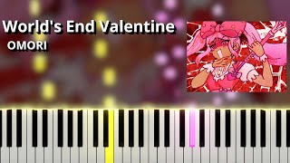 World's End Valentine - OMORI OST (Piano Tutorial)