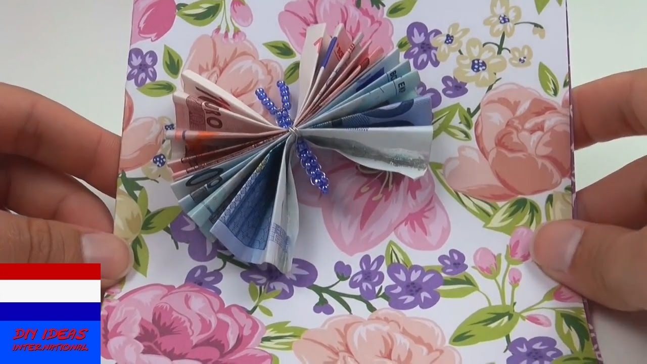 geld vouwen bloem vlinder van bankbiljetten origami diy met geld geld vouwen bloem vlinder van bankbiljetten origami diy met geld