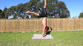 Handstand, Kick-up to L-Handstand