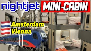 Inside the FUTURE of Night Trains! New ÖBB Nightjet Mini-Cabin Review (🇳🇱Amsterdam to 🇦🇹Vienna)