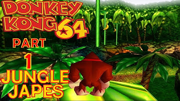 Donkey Kong 64 HD 100% Walkthrough Pt 1: Jungle Japes