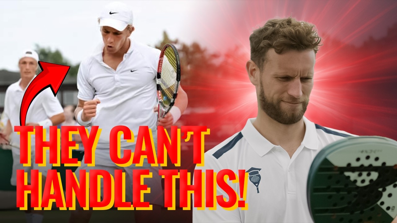 Tactics to beat tennis players in padel
