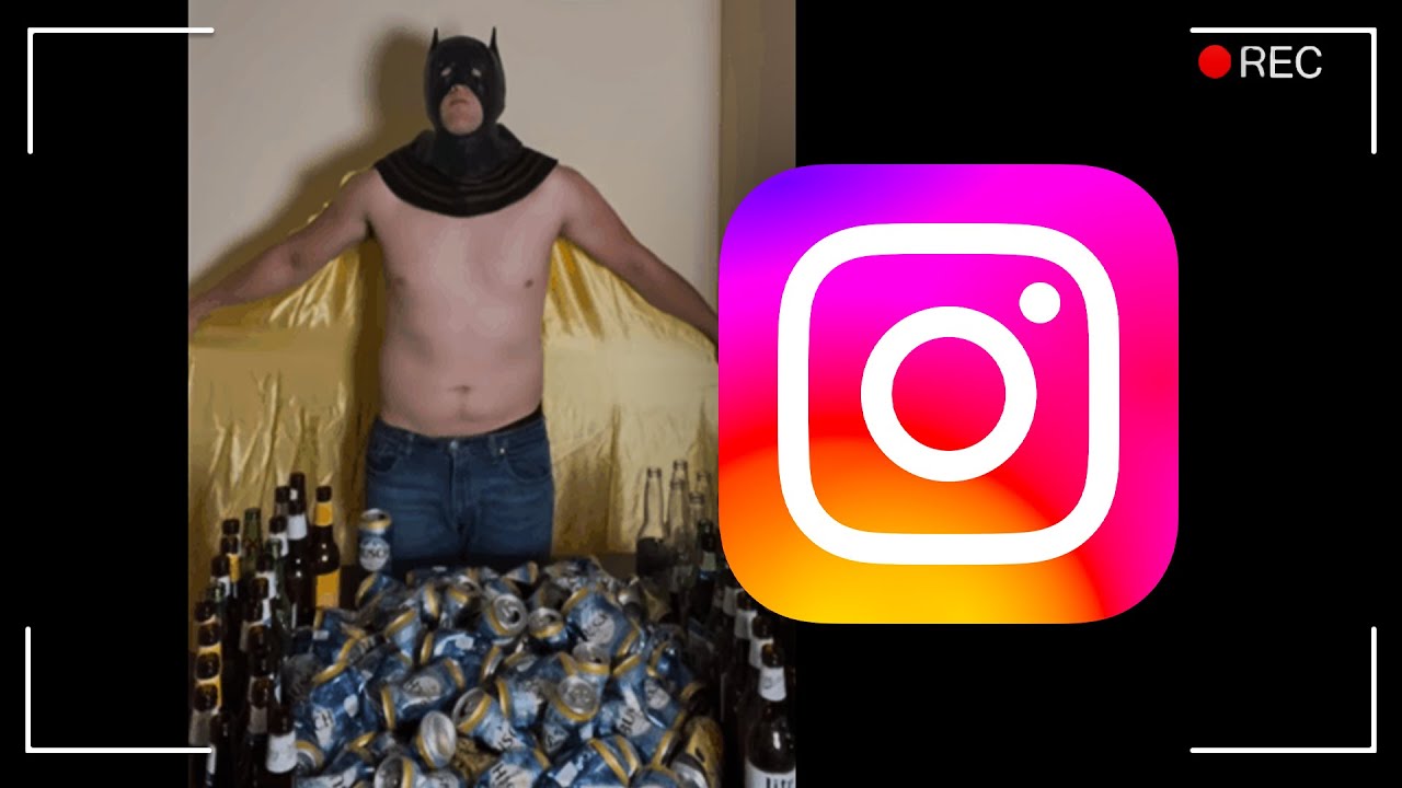 ciemna strona instagram reels