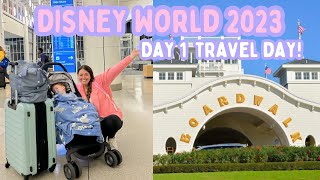 DISNEY WORLD TRAVEL DAY 2023! Flying with BA & Checking into the Boardwalk Resort! • ad gifted trip