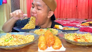 FULL KENYANG ‼️ MUKBANG INDOMIE GORENG DAN RISOL MAYO JUMBO