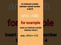How to find irrational number btw two numbers  insert irrational number short yt yutubeshort