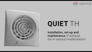 VENTS Quiet Exhaust Fan Installation, Wiring, and Setup Guide