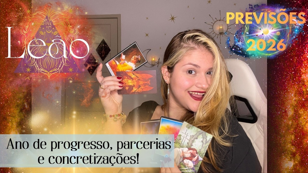 ♌LEÃO [2026] - PREVISÃO ANUAL DO TAROT - ALERTA VERMELHO! Se você quer SER MÃE, chegou o momento!