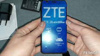 Распаковка Смартфона ZTE Blade A31 Lite 1/32GB, 4G, 2 sim Аndroid 11, 5', 2000мА-ч с функцией Модема