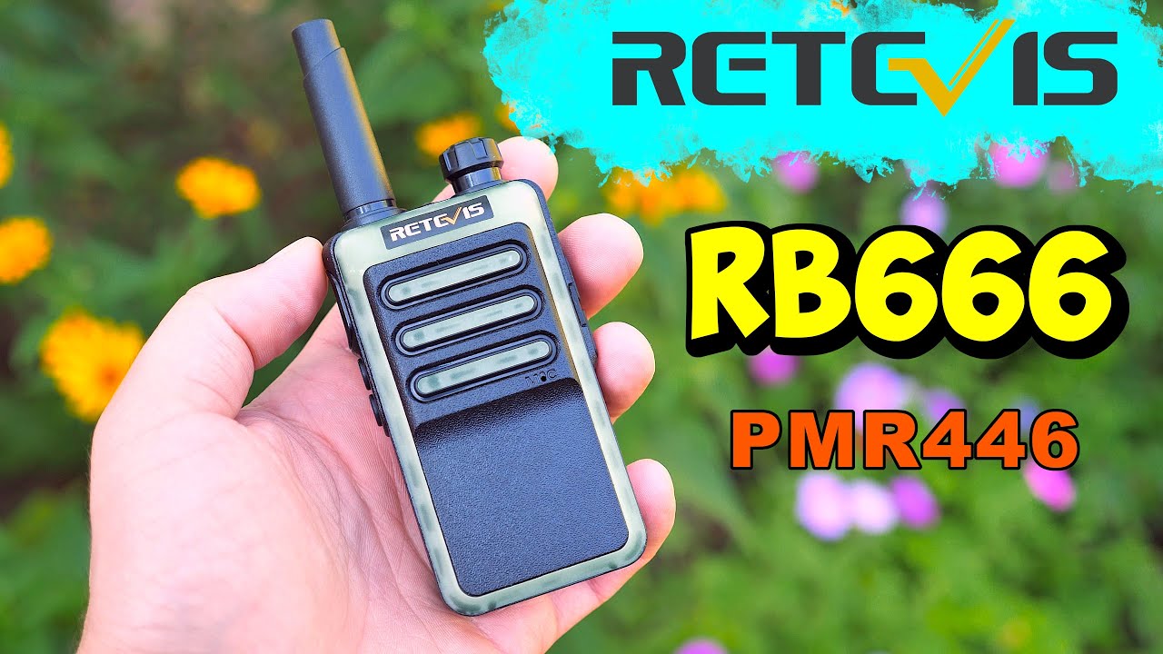 КОМПАКТНЫЕ РАЦИИ RETEVIS RB-666 pmr446 👉 16 КАНАЛОВ, Type-C, ДОК .