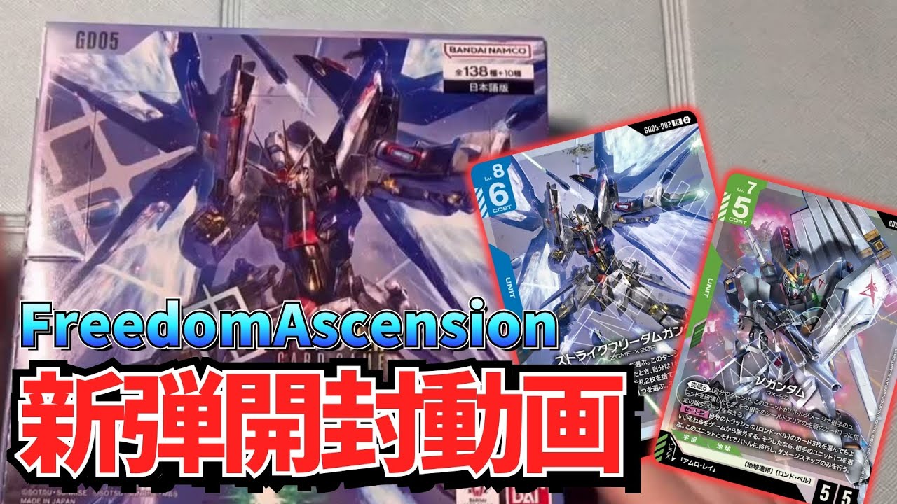 FreedomAscension】そうやって気の抜けた開封をしているから