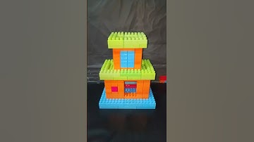 Satisfying DIy Lego Big House ASMR Building Blocks #building #shortvideo #shortsfeed #shorts #sh