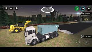 Rolling vibrater on the site Construction simulator 3
