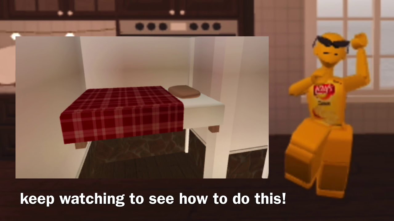 How To Make A Bed Float In Bloxburg Updated Version Youtube