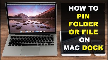 How To Pin a Folder/File on Macbook Dock (2022)