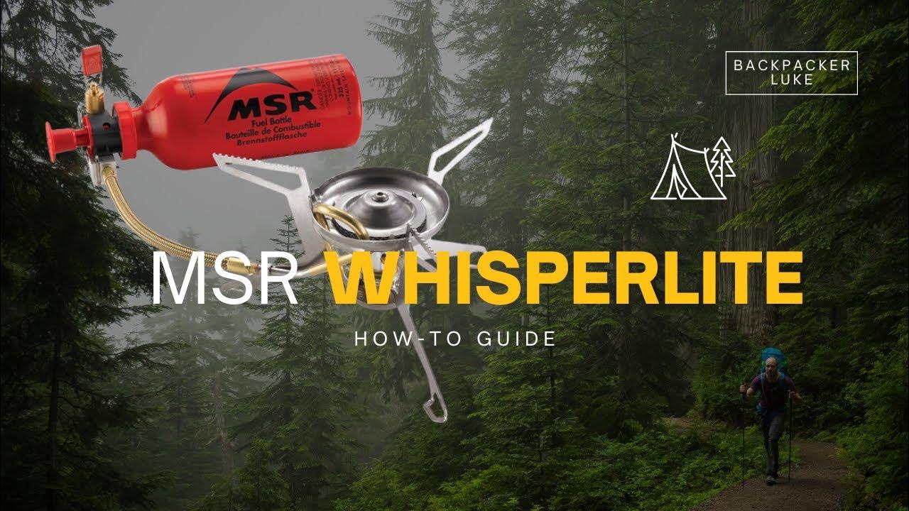 How to Use the MSR WhisperLite Universal Camp Stove mp4 YouTube
