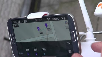 DJI Phantom 2 vision plus Ground station first test