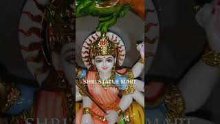 Premium Marble Durga Maa Murti | Handcrafted Marble Statue | #shorts