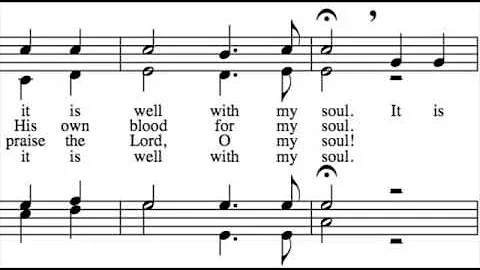 It Is Well with My Soul - All Parts - Learn How to Sing Hymns