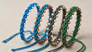Beaded Bracelet Tutorial for Beginners 🎀 | DIY Bracelet Ideas 💡| Creation&you