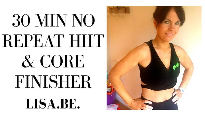 30 Min no repeat hiit & core, no equipment, bodywe...