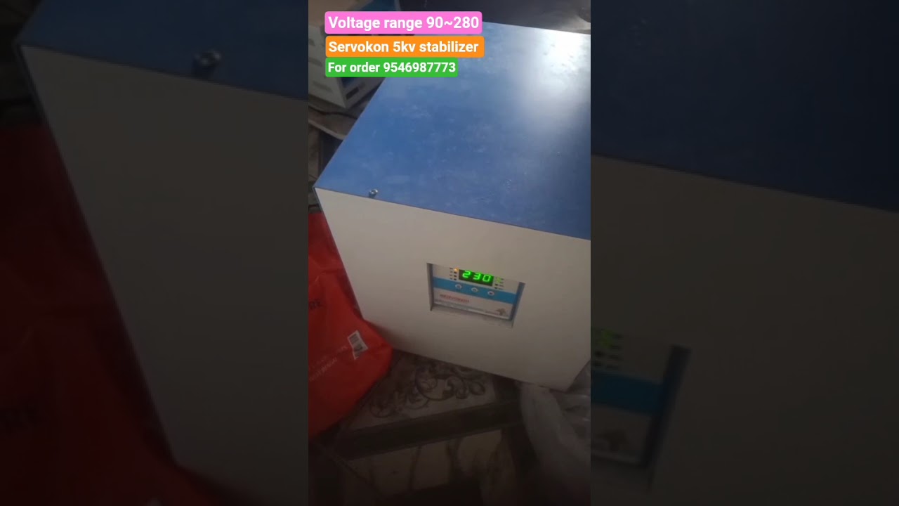 Servokon voltage stabilizer 5kv voltage range 90~280 testing for crypto miner.