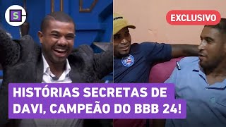 BBB 24: Davi foi de zagueiro 'pegador' a milionário: amigos revelam histórias do campeão!