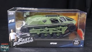 Fast & Furious 8 - Tej's Ripsaw - Jada Toys 1:24 Model Unboxing