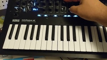Korg Minilogue XD acid